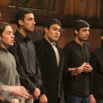 A cappella group S-Factor performs at the University Chaplain's office Dr. Martin Luther King Jr. Day Community Celebration at Goddard Chapel on Jan. 22, 2015. A cappella group S-Factor performs at the University Chaplain's office Dr. Martin Luther King Jr. Day Community Celebration at Goddard Chapel on Jan. 22, 2015.
