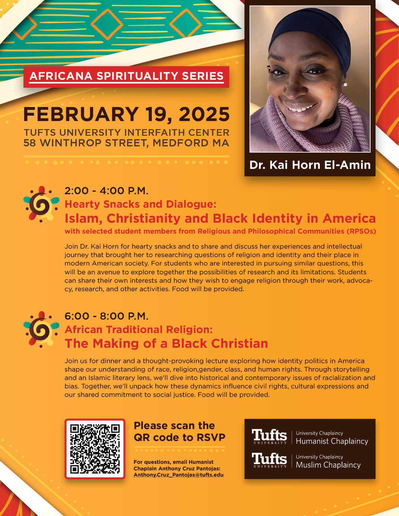 Feb 19 Africana Spirituality series