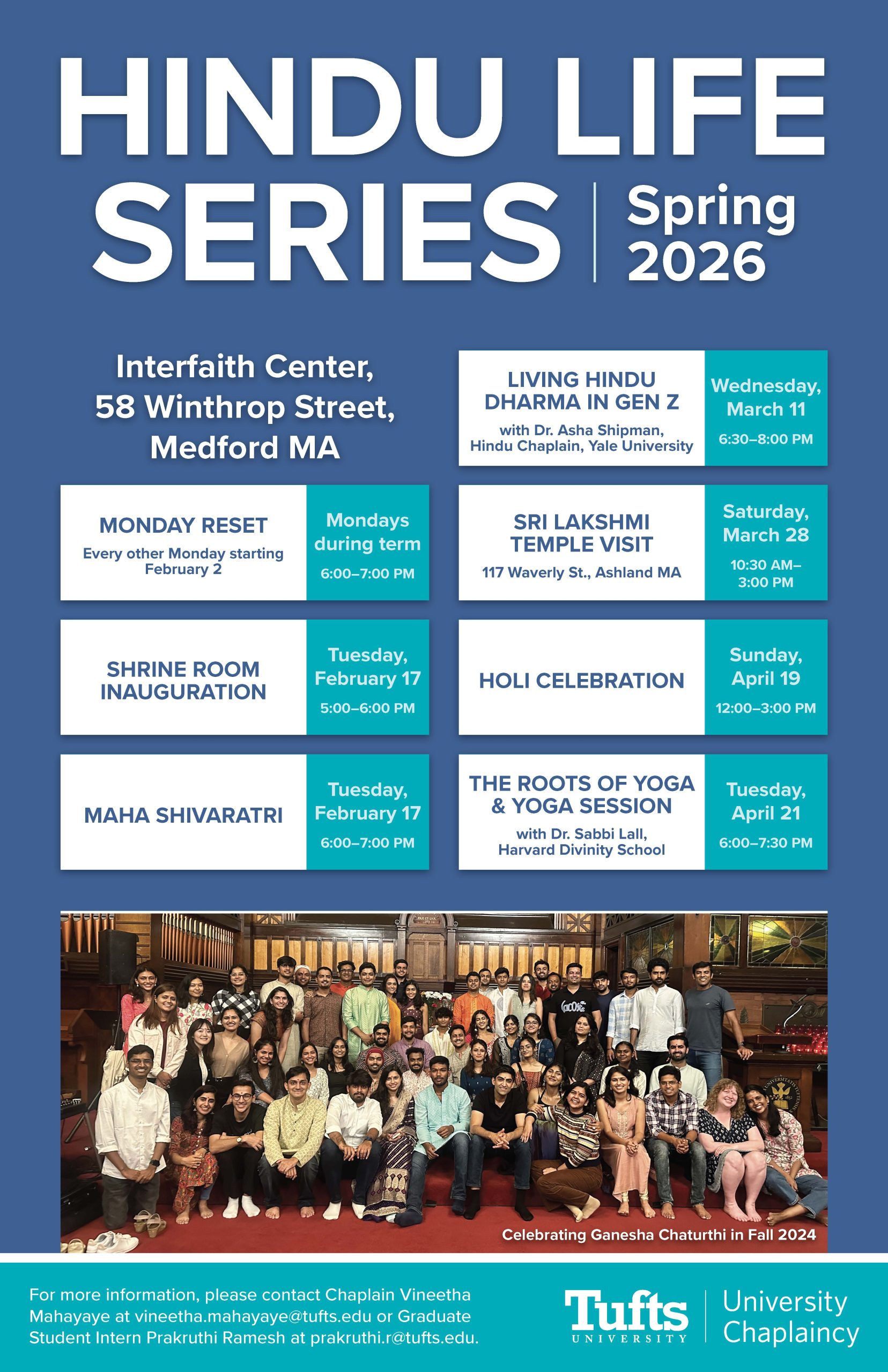 Hindu Life Series Spring 2026