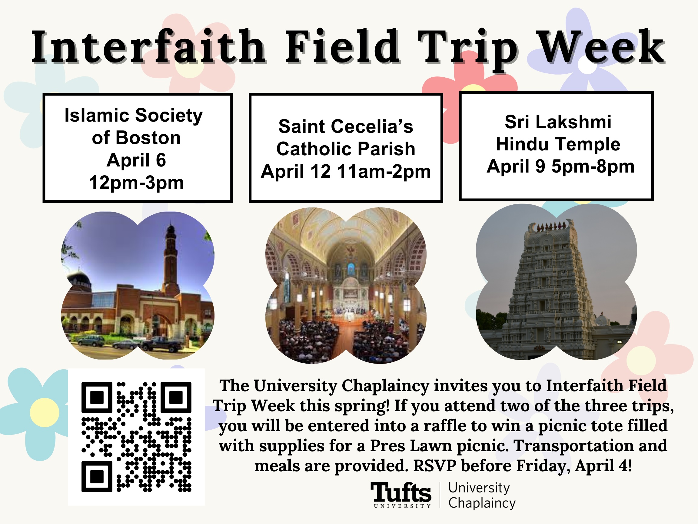 Interfaith Field Trip Series Week April 6 - 12