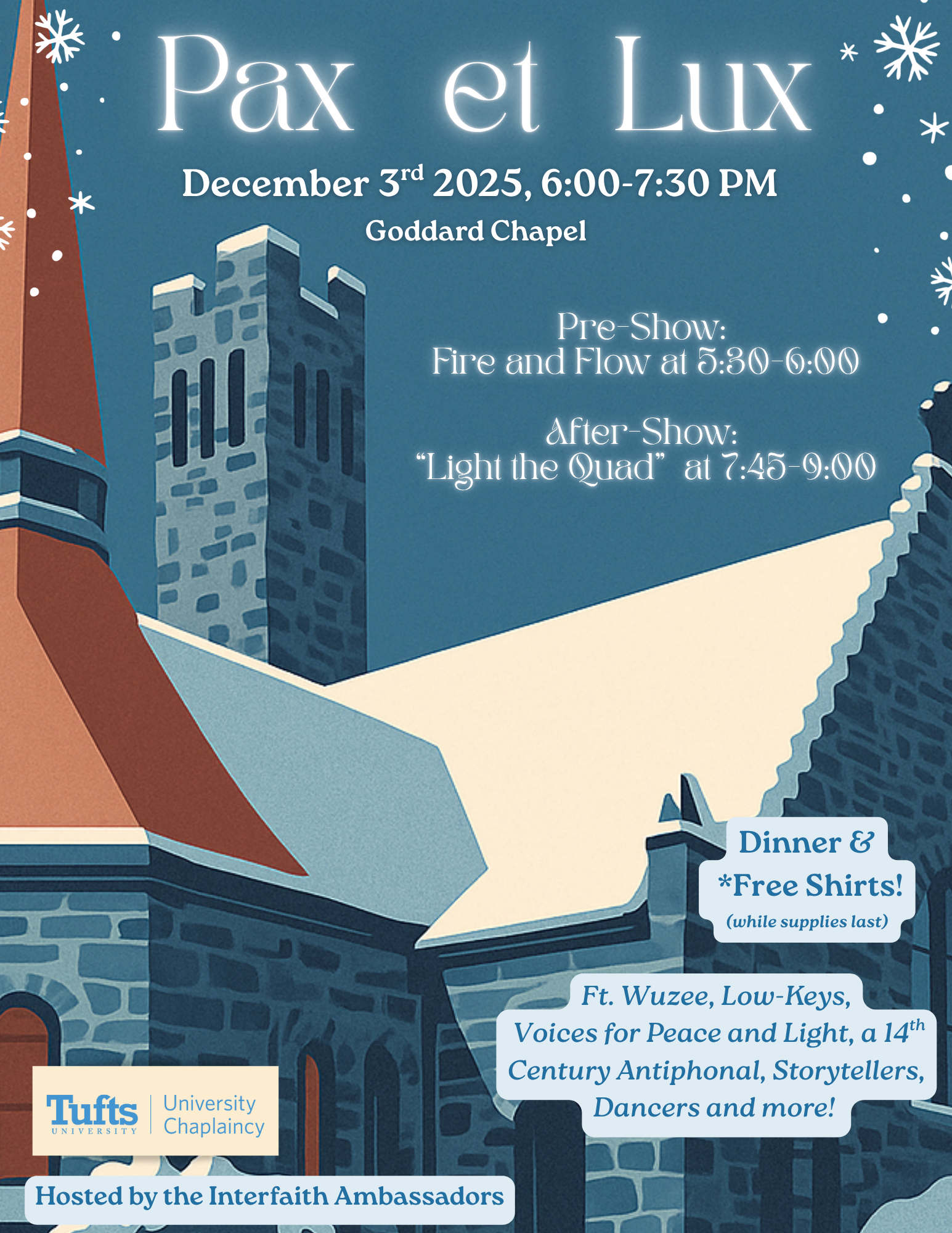 Pax et Lux Dec 3 6-7:30