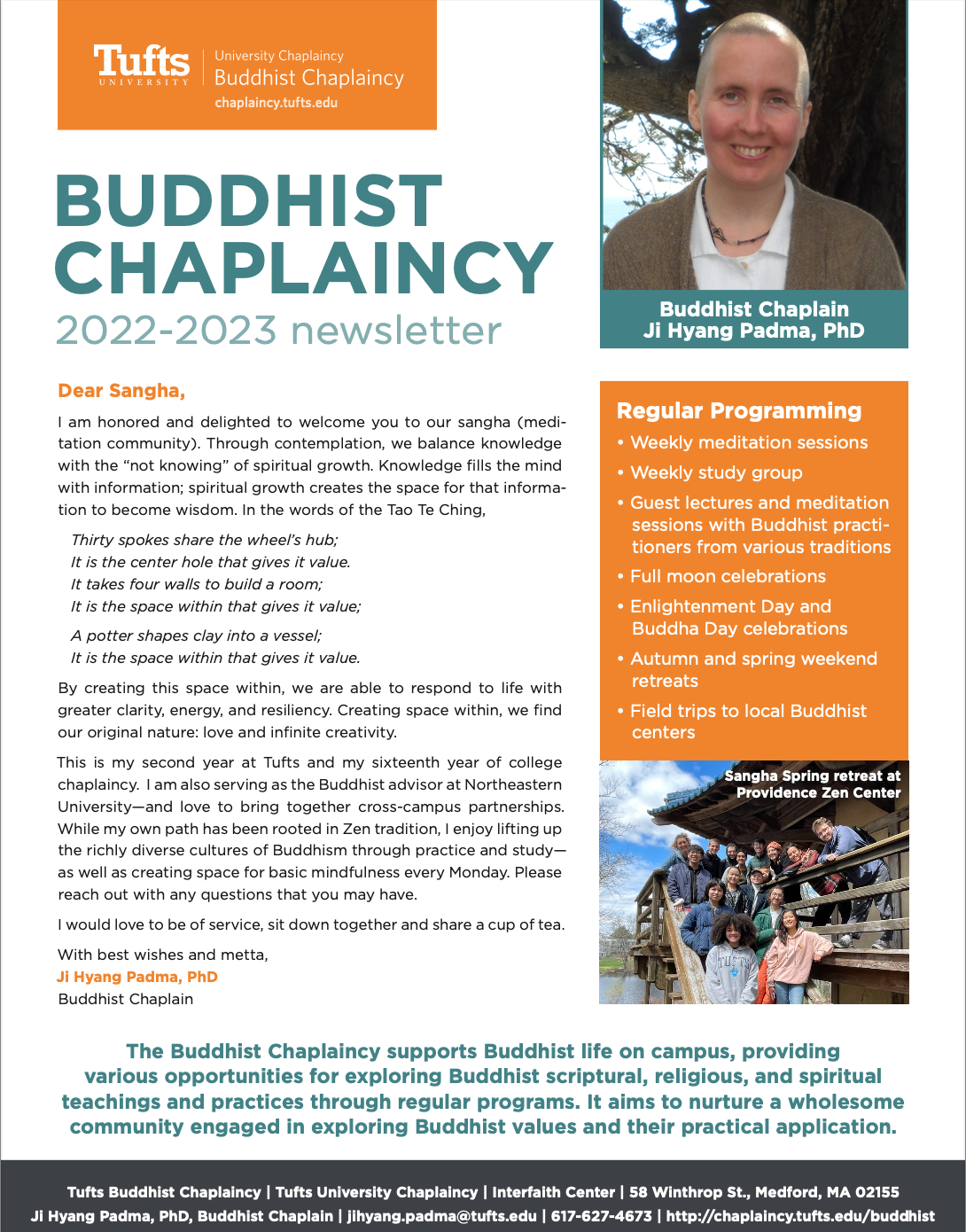 Buddhist newsletter