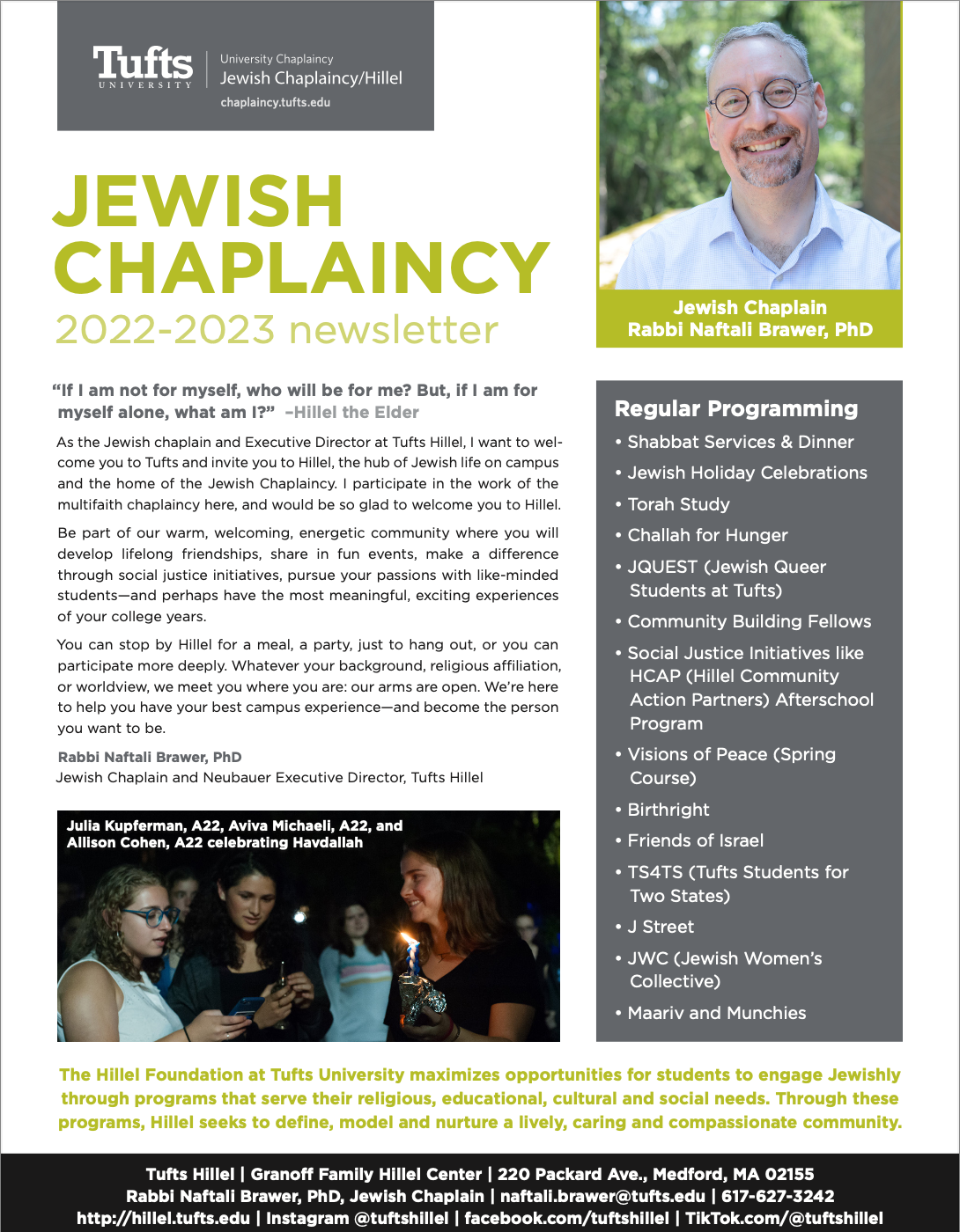 Jewish newsletter