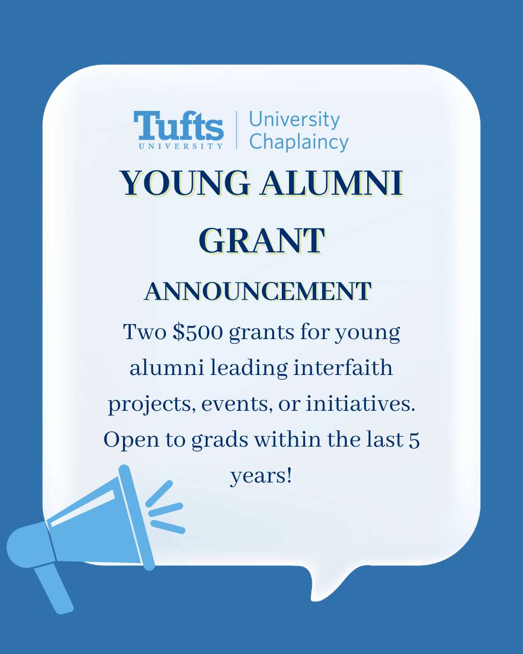 Young Alumni Interfaith Grant